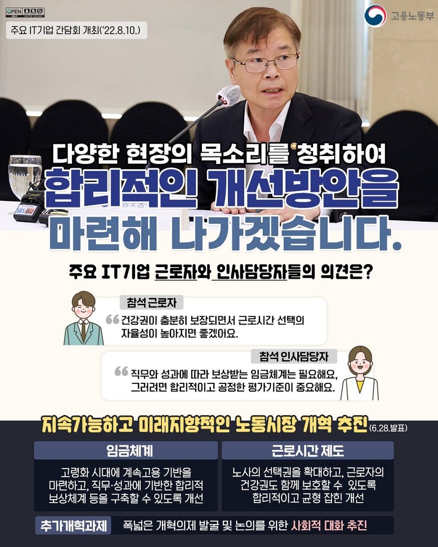주요 IT기업 간담회 개최(8.10.)