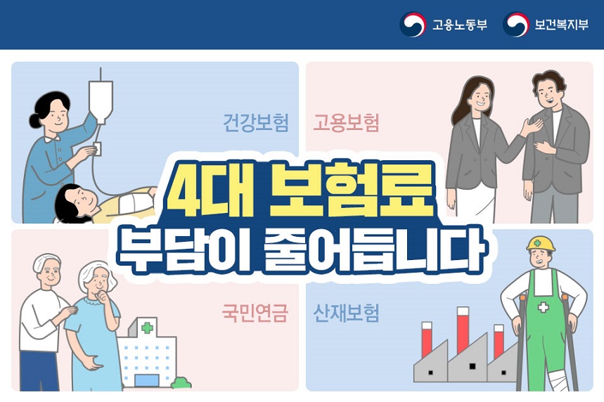 [카드뉴스]4대보험 부담 완화