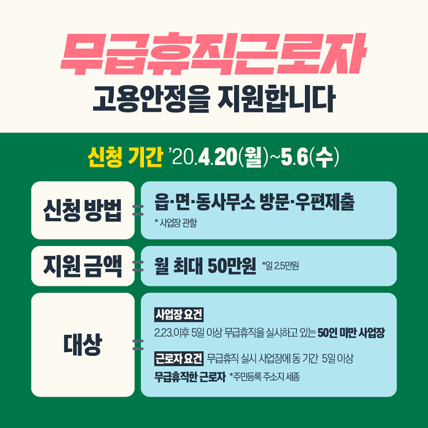 지역고용대응 특별지원사업(세종)