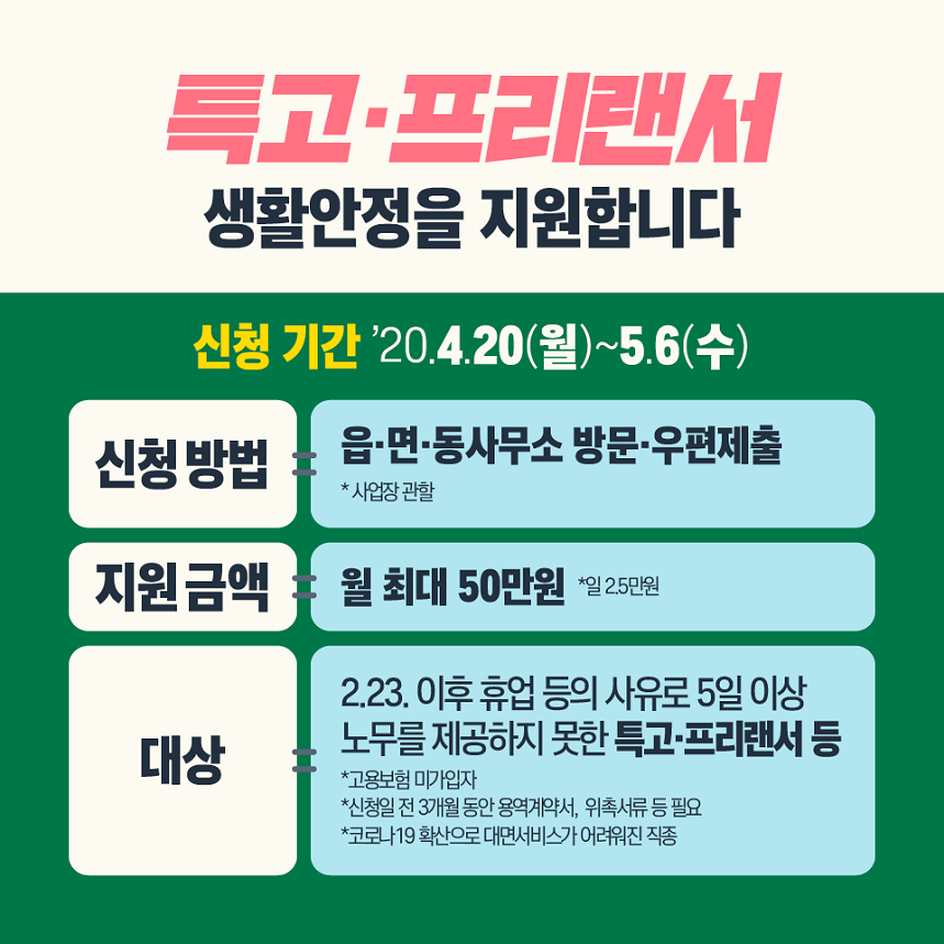 지역고용대응 특별지원사업(세종)