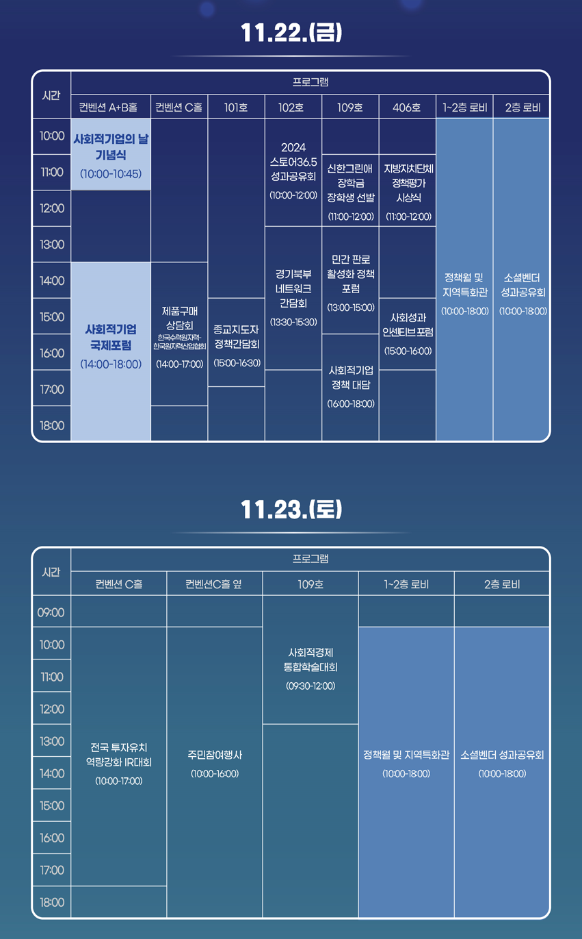 2024사회적기업 기념행사