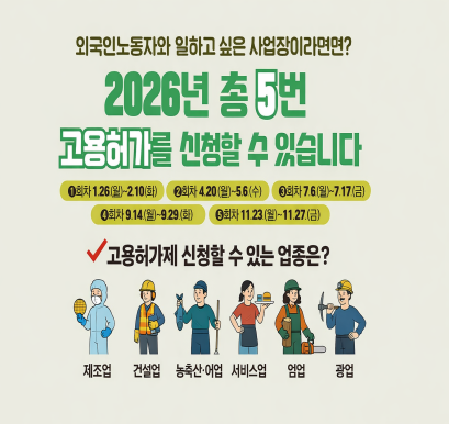 2026년 외국인 고용허가