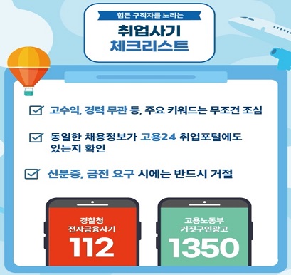 취업사기 체크리스트