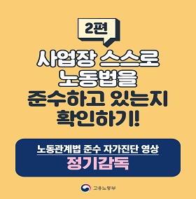 일반 정기감독-주요 노동법 15개 항목