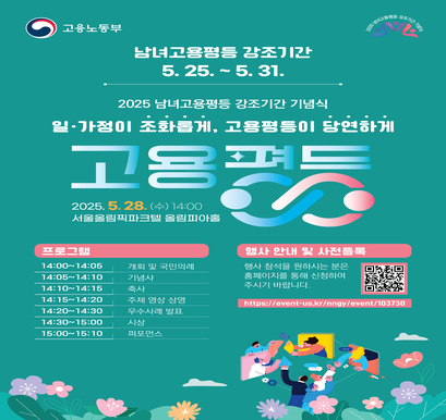 2025년 남녀고용평등 강조기간