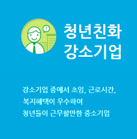 청년친화강소기업